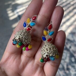 Colorful Jhumka Earrings